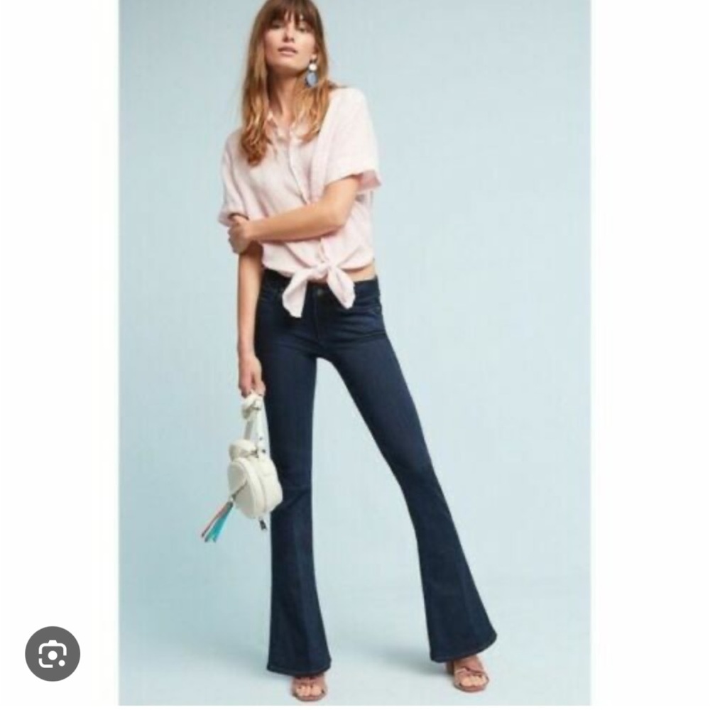 Paige LouLou Skinny Flared Jeans in Carson color!